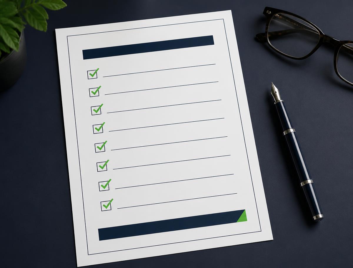 The Owner Readiness Checklist, printed on a desk