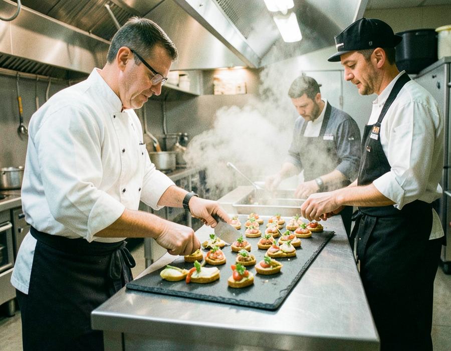 Food and hospitality work of the kind this business does